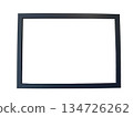 Simple frame with blue ornaments and wood 134726262