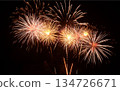 abstract firework background for celebration 134726671