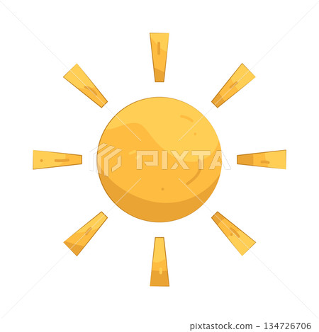 Illustration of sun Illustration of sun 134726706