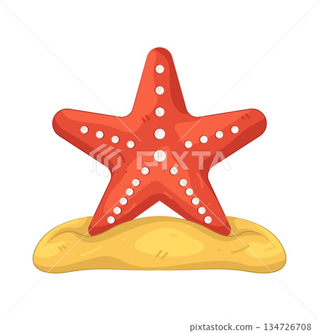Illustration of starfish Illustration of starfish 134726708