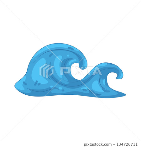 Illustration of wave Illustration of wave 134726711