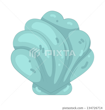 Illustration of seashell  134726714