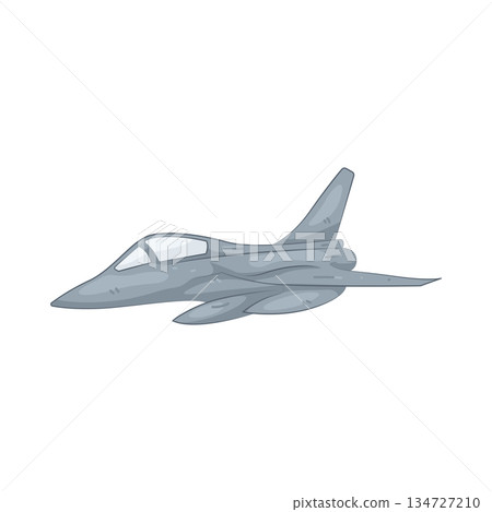 Illustration of military aircraft  134727210