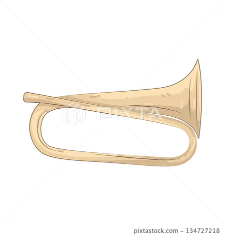 Illustration of trumpet  134727218