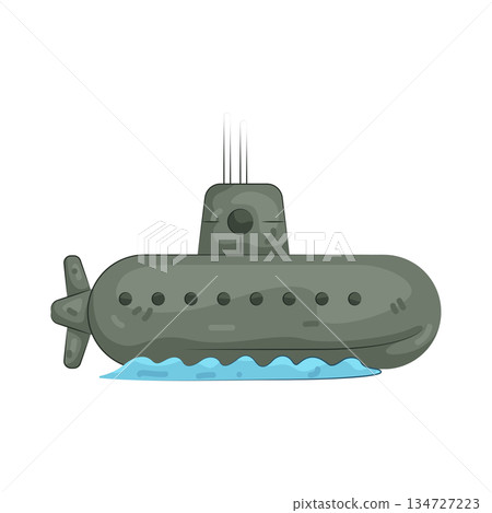 Illustration of submarine Illustration of submarine 134727223