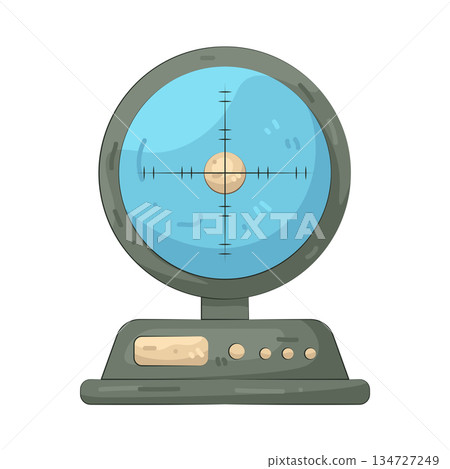 Illustration of radar 134727249