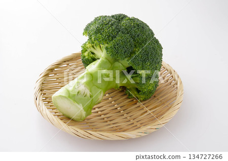 Broccoli White Background 134727266