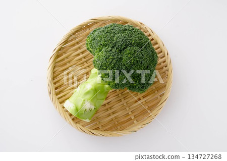 Broccoli White Background 134727268