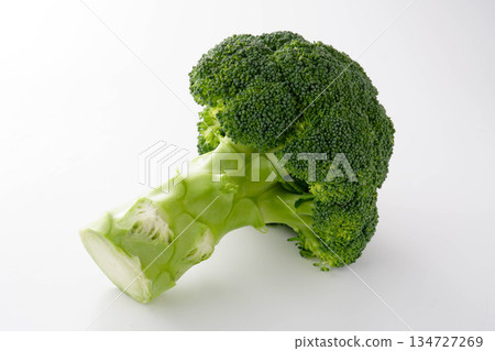 Broccoli White Background Broccoli White Background 134727269
