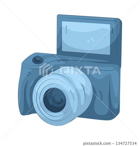 Illustration of camera Illustration of camera 134727534