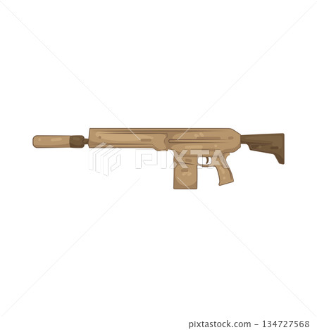 Illustration of rifle Illustration of rifle 134727568