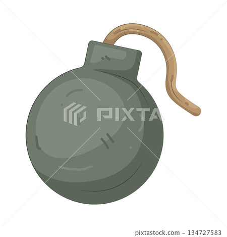 Illustration of bomb 134727583