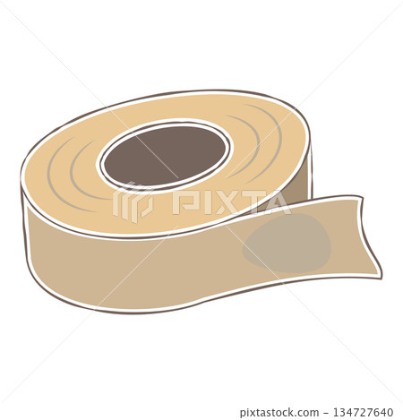 Packing tape illustration 134727640