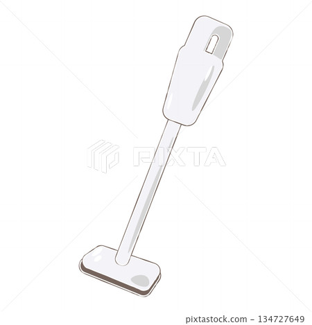 Illustration of stick vacuum cleaner Illustration of stick vacuum cleaner 134727649