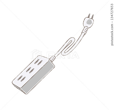簡易電源插座和延長線示意圖 簡易電源插座和延長線示意圖 134727653