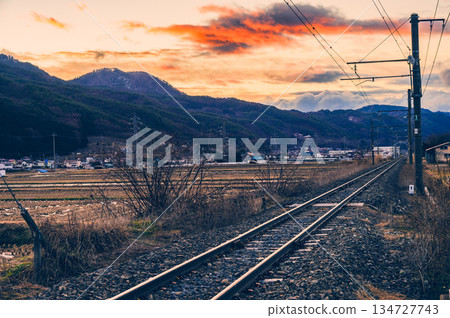 【黎明】大糸線沿線風景【大町市】 134727743