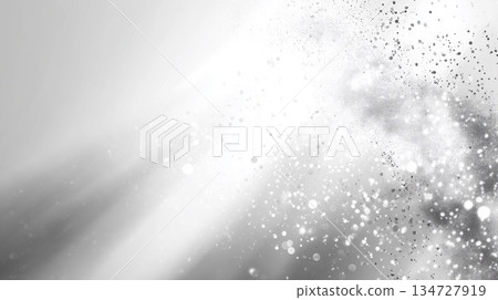 White sparkling light particles and rays 134727919