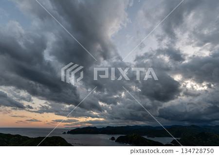 Spectacular sunset view from the observation deck at Ugura Park Spectacular sunset view from the observation deck at Ugura Park 134728750