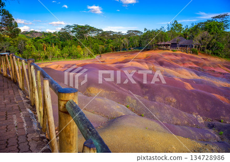 Chamarel Seven Colored Earth Geopark, Mauritius, Africa 134728986