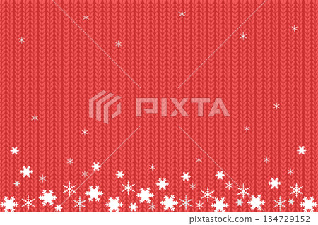 雪花，針織背景插圖 134729152