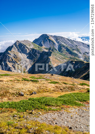 Hakuba Yari-ga-take and Shakushi-dake seen from the terrace of Hakuba Sanso (in front of Sky Plaza Hakuba) - Hiking the Northern Alps' Hakuba-dake Hakuba Yari-ga-take and Shakushi-dake seen from the terrace of Hakuba Sanso (in front of Sky Plaza Hakuba) - Hiking the Northern Alps' Hakuba-dake 134729668