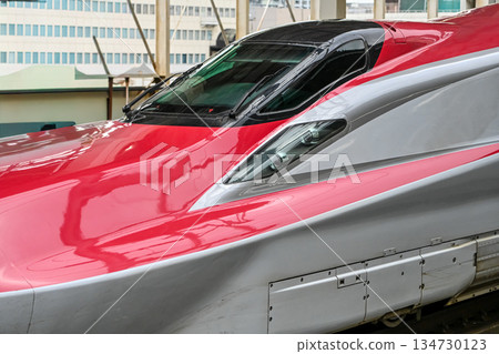 Tohoku Akita Shinkansen E6 series trains are busy with people returning home 134730123