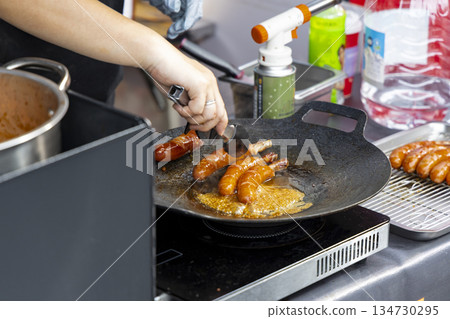 Gourmet special: Fleshy, juicy, full-bodied intestine 134730295