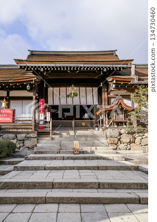 Kamo Wakeikazuchi Shrine (Kamigamo Shrine) inner gate in winter Kamo Wakeikazuchi Shrine (Kamigamo Shrine) inner gate in winter 134730460