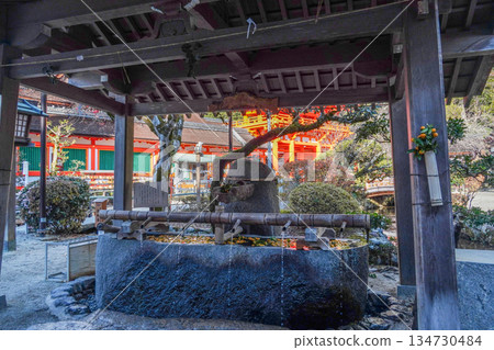 冬天的加茂和計土神社（上賀茂神社） 134730484