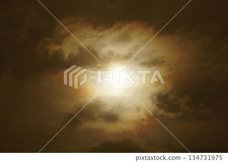 Moonlight iridescent cloud 134731975