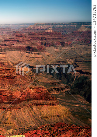 Hazy Sky Day At The Grand Canyon Arizona 134733762