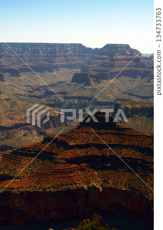 Hazy Sky Day At The Grand Canyon Arizona 134733763