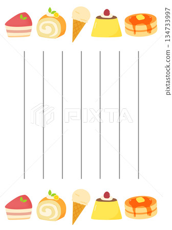 A letter of Western sweets A letter of Western sweets 134733997