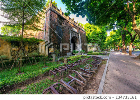 Hoang Dieu Gate at the Imperial Citadel of Thang Long, Hanoi Hoang Dieu Gate at the Imperial Citadel of Thang Long, Hanoi 134735161