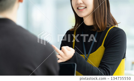 Two businessmen having a meeting Two businessmen having a meeting 134735550