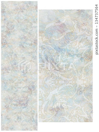 Vivid Watercolor Floral and Leaf Illustrations 134737564