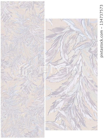 Vivid Watercolor Floral and Leaf Illustrations Vivid Watercolor Floral and Leaf Illustrations 134737573