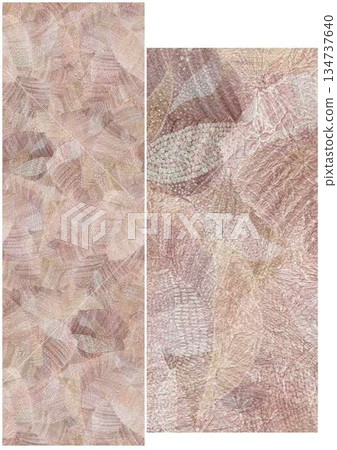 Vivid Watercolor Floral and Leaf Illustrations 134737640