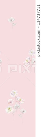 Vivid Watercolor Floral and Leaf Illustrations 134737711