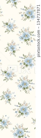 Vivid Watercolor Floral and Leaf Illustrations Vivid Watercolor Floral and Leaf Illustrations 134737871