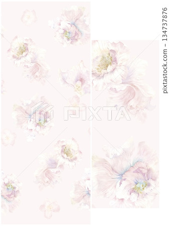 Vivid Watercolor Floral and Leaf Illustrations 134737876