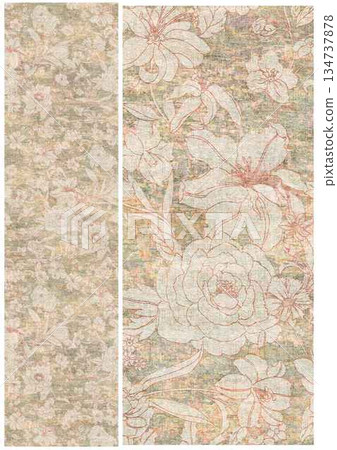 Vivid Watercolor Floral and Leaf Illustrations 134737878