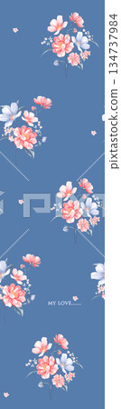 Vivid Watercolor Floral and Leaf Illustrations 134737984