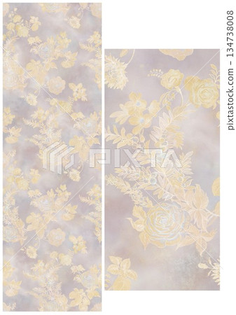 Vivid Watercolor Floral and Leaf Illustrations Vivid Watercolor Floral and Leaf Illustrations 134738008
