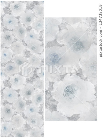 Vivid Watercolor Floral and Leaf Illustrations Vivid Watercolor Floral and Leaf Illustrations 134738019