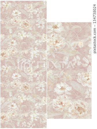 Vivid Watercolor Floral and Leaf Illustrations Vivid Watercolor Floral and Leaf Illustrations 134738024