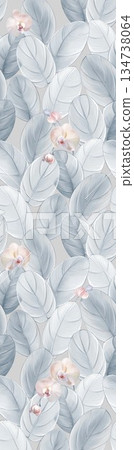 Vivid Watercolor Floral and Leaf Illustrations Vivid Watercolor Floral and Leaf Illustrations 134738064