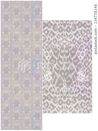 Artful Hand Painted Curly Grass Motifs Artful Hand Painted Curly Grass Motifs 134738148