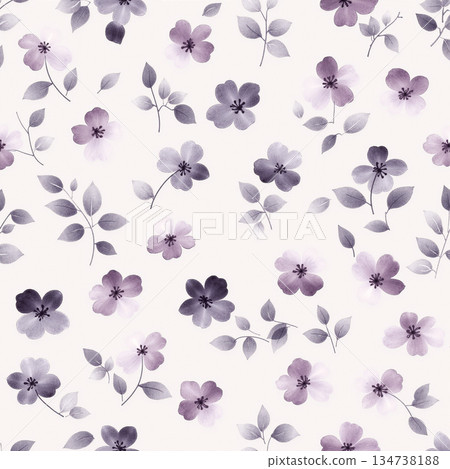 Artful Hand Painted Curly Grass Motifs Artful Hand Painted Curly Grass Motifs 134738188