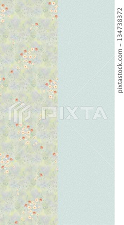 Graceful Watercolor Botanic Pattern Art Graceful Watercolor Botanic Pattern Art 134738372
